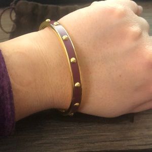 NWT- Coach Bangle Bracelet - Maroon